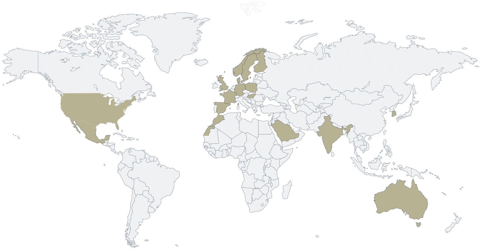 Map de la terre
